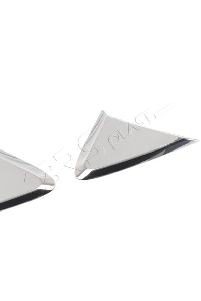 BRSPLAST  Mercedes Sprinter W907 Uyumlu 2018 Ve Üzeri Krom Kelebek Cam Nikelajı 2 Parça Paslanmaz Çelik - Resim 4