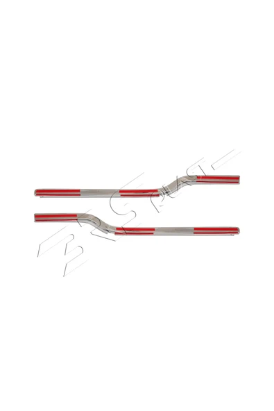 BRSPLAST  Ford Connect Uyumlu 2003-2014 Krom Cam Çıtası 4 Parça Paslanmaz Çelik - Resim 4