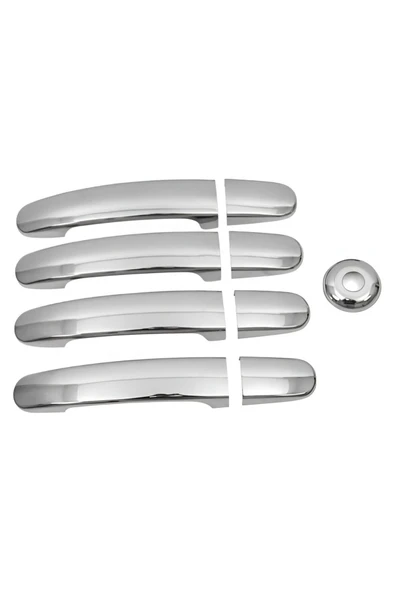 BRSPLAST  Ford Tourneo Custom Uyumlu 2012-2023 Krom Kapı Kolu 4 Kapı Paslanmaz Çelik - Resim 2