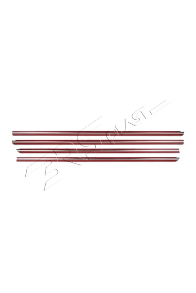 BRSPLAST  Renault Clio 3 Uyumlu 2006-2011 Krom Cam Çıtası 4 Parça Paslanmaz Çelik - Resim 5