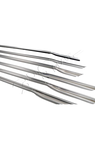 BRSPLAST  Ford Courier Uyumlu 2014-2017 Krom Ön Panjur 6 Parça Paslanmaz Çelik - Resim 6