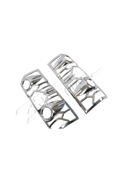 BRSPLAST  Volkswagen Crafter Uyumlu 2006-2017 Stop Çerçevesi 2 Parça Abs Krom Kaplama - 4