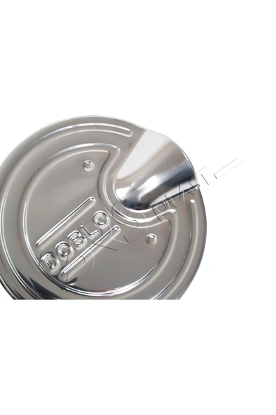 BRSPLAST  Fiat Doblo Uyumlu 2000-2010 Krom Depo Kapağı Paslanmaz Çelik - Resim 3