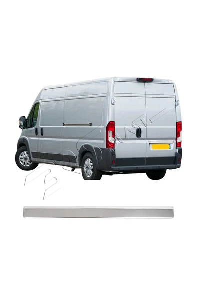 BRSPLAST  Fiat Ducato Uyumlu 2006-2015 Krom Bagaj Çıtası Paslanmaz Çelik ürün görseli 1