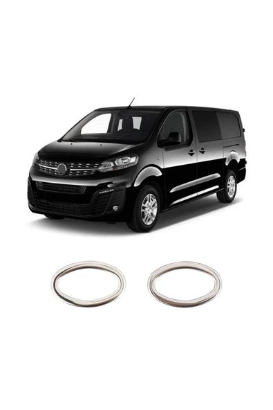 BRSPLAST  Opel Vivaro Uyumlu 2019 Ve Üzeri Krom Sinyal Çerçevesi 2 Parça Paslanmaz Çelik ürün görseli 1