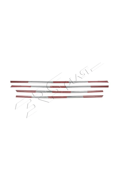 BRSPLAST  Ford Focus 4 Uyumlu 2018 Ve Üzeri Krom Cam Çıtası 4 Parça Paslanmaz Çelik - Resim 6