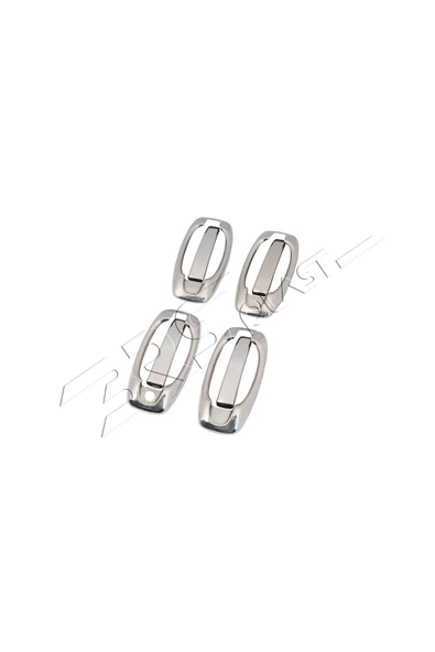 BRSPLAST  Peugeot Bipper Uyumlu 2008 Ve Üzeri Krom Kapı Kolu Çerçeve 4 Kapı 8 Parça Paslanmaz Çelik - Resim 3