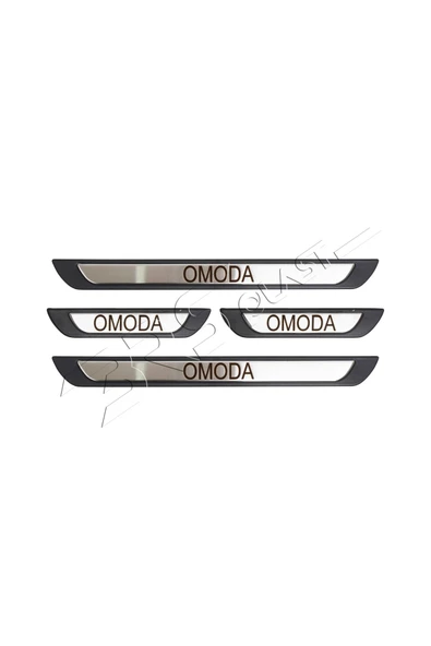 BRSPLAST  Chery Omoda Uyumlu Kapı Eşiği Krom Abs 4 Parça ürün görseli 1