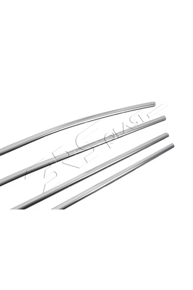 BRSPLAST  Kia Stonic Uyumlu Krom Cam Çıtası 4 Parça Paslanmaz Çelik - Resim 4