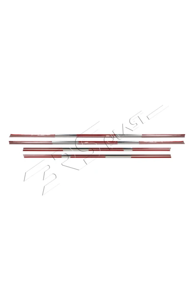 BRSPLAST  Renault Fluence Uyumlu 2010 Ve Üzeri Krom Cam Çıtası 4 Parça Paslanmaz Çelik - Resim 4