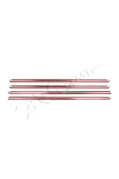 BRSPLAST  Dacia Lodyg Uyumlu 2012 Ve Üzeri Krom Cam Çıtası 4 Parça Paslanmaz Çelik - Resim 4