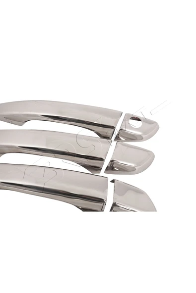 BRSPLAST  Peugeot Rıfter Uyumlu 2018 Ve Üzeri Krom Kapı Kolu 4 Kapı Paslanmaz Çelik - Resim 5