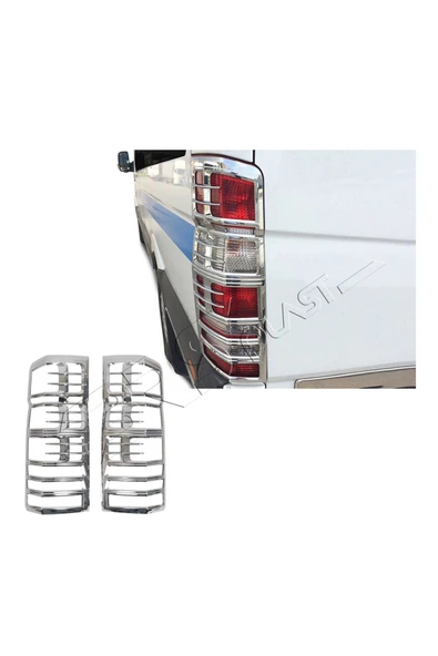 BRSPLAST  Mercedes Sprinter W906 Uyumlu 2006-2018 Stop Çerçevesi Abs Krom Kaplama