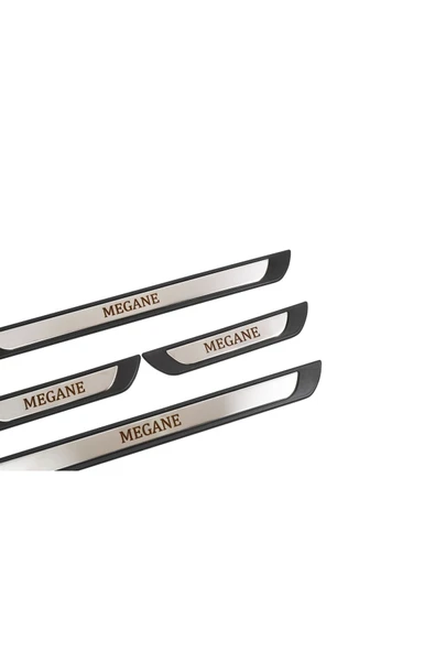 BRSPLAST  Renault Megane Uyumlu Kapı Eşiği Krom Abs 4 Parça - Resim 4