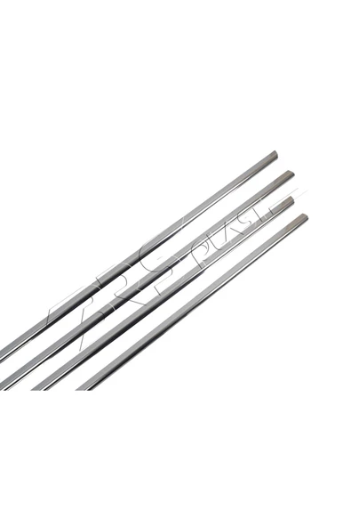 BRSPLAST  Citroen C-Elysee Uyumlu 2012 Ve Üzeri Krom Cam Çıtası 4 Parça Paslanmaz Çelik - Resim 2