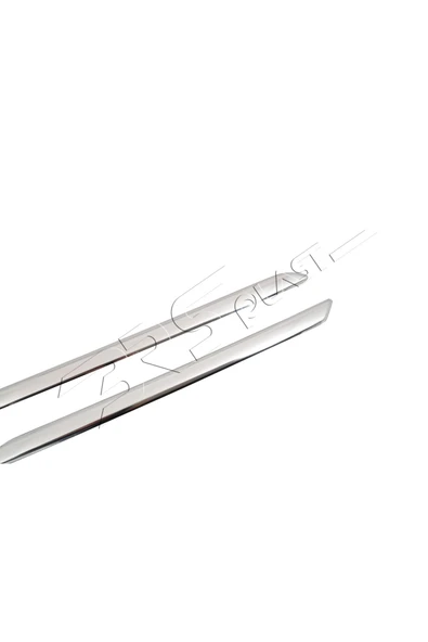 BRSPLAST  Renault Clio 4 Uyumlu 2012-2018 Krom Ön Panjur 2 Parça Paslanmaz Çelik - Resim 4