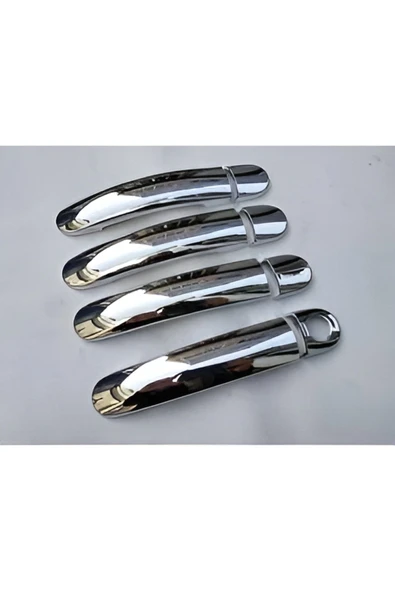 BRSPLAST  Skoda Octavia A4 Uyumlu 2000-2004 Krom Kapı Kolu 4 Kapı Paslanmaz Çelik - Resim 2
