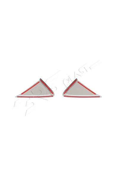 BRSPLAST  Mercedes Sprinter W907 Uyumlu 2018 Ve Üzeri Krom Kelebek Cam Nikelajı 2 Parça Paslanmaz Çelik - Resim 6