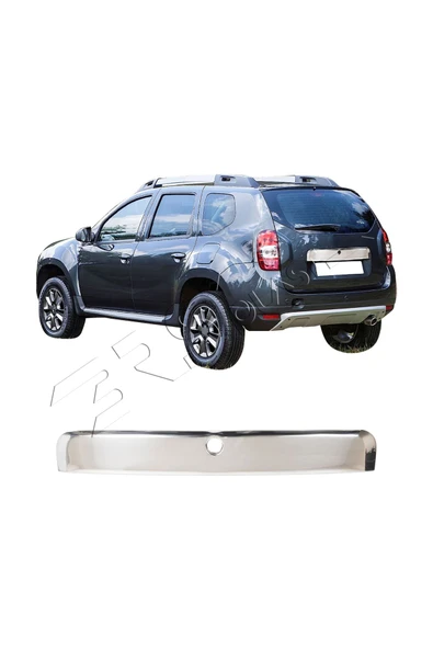 BRSPLAST  Dacia Duster Uyumlu 2010-2017 Krom Bagaj Çıtası Paslanmaz Çelik