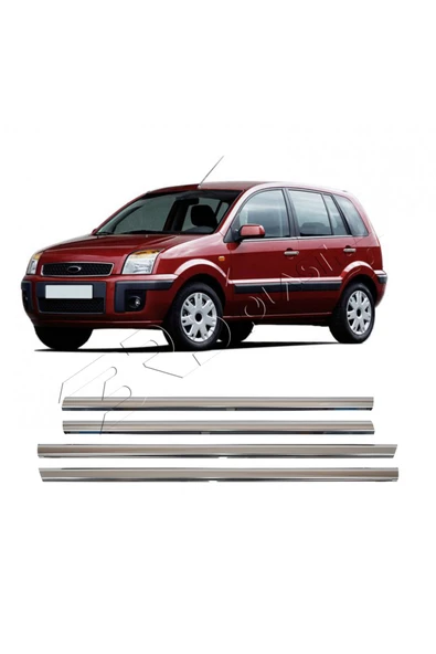 BRSPLAST  Ford Fusion Uyumlu 2002-2012 Krom Cam Çıtası 4 Parça Paslanmaz Çelik ürün görseli 1