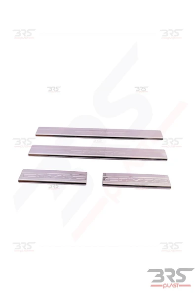 BRSPLAST  Honda Civic Uyumlu 2006-2011 Krom Kapı Eşiği 4 Parça Paslanmaz Çelik