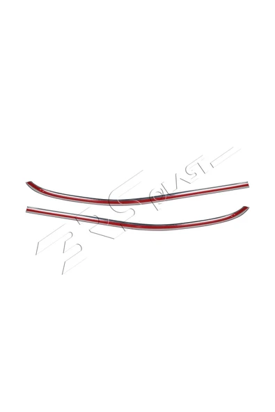 BRSPLAST  Peugeot Rifter Uyumlu 2019 Ve Üzeri Krom Cam Çıtası 2 Parça Paslanmaz Çelik - Resim 3