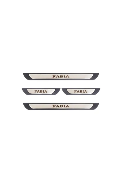 BRSPLAST  Skoda Fabia Uyumlu Kapı Eşiği Krom Abs 4 Parça ürün görseli 1