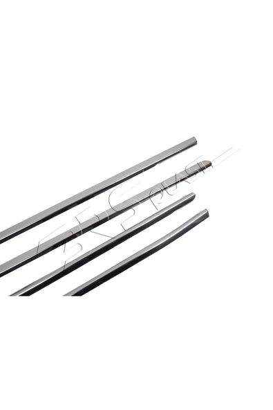 BRSPLAST  Dacia Duster Uyumlu 2018-2024 Krom Cam Çıtası 4 Parça Paslanmaz Çelik - Resim 3