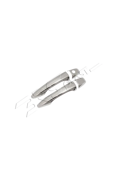 BRSPLAST  Citroen C3 Uyumlu 2009-2017 Krom Kapı Kolu 2 Kapı Paslanmaz Çelik - Resim 3