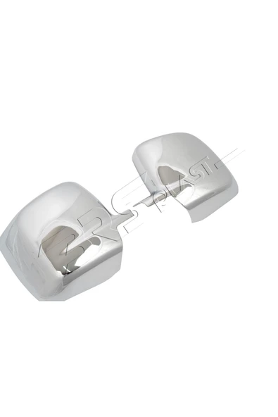 BRSPLAST  Fiat Fiorino Uyumlu 2008 Ve Üzeri Ayna Kapağı 2 Parça Abs Krom Kaplama - Resim 3