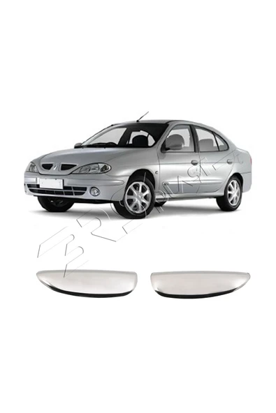BRSPLAST  Renault Megane 1 Uyumlu 1999-2004 Krom Kapı Kolu 2 Kapı Paslanmaz Çelik - Resim 3