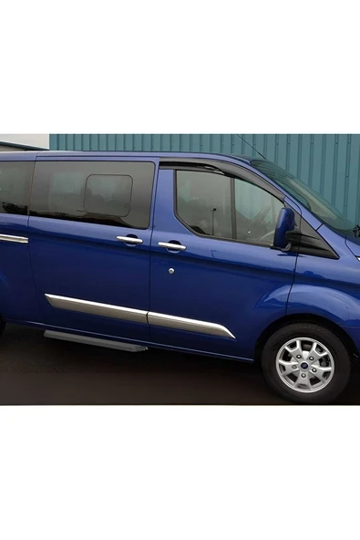 BRSPLAST  Ford Tourneo Custom Uyumlu 2012-2023 Krom Kapı Kolu 4 Kapı Paslanmaz Çelik ürün görseli 1