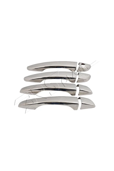 BRSPLAST  Peugeot 3008 Uyumlu 2016-2024 Krom Kapı Kolu 4 Kapı Paslanmaz Çelik - Resim 6