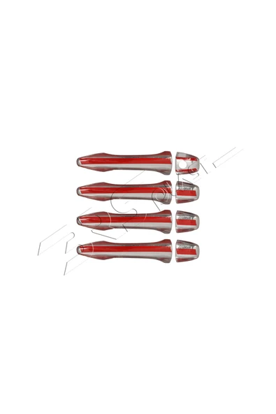 BRSPLAST  Citroen C4 Uyumlu 2010-2020 Krom Kapı Kolu 4 Kapı Paslanmaz Çelik - Resim 4