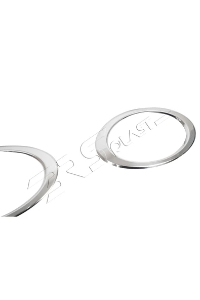 BRSPLAST  Volkswagen Transporter T5 Uyumlu 2010-2014 Krom Sis Farı Çerçevesi 2 Parça Paslanmaz Çelik - Resim 4