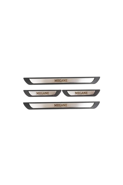 BRSPLAST  Renault Megane Uyumlu Kapı Eşiği Krom Abs 4 Parça ürün görseli 1