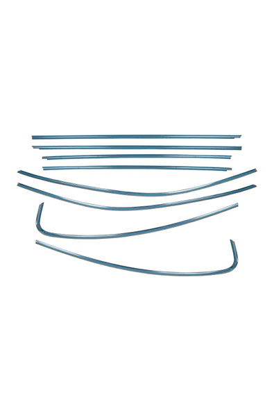 BRSPLAST  Volkswagen Passat B8-b8.5 Uyumlu 2015 Ve Üzeri Krom Cam Çerçevesi 8 Parça Paslanmaz Çelik - Resim 5