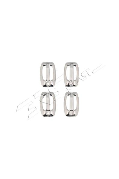 BRSPLAST  Fiat Ducato Uyumlu 2006 Ve Üzeri Krom Kapı Kolu Ve Çerçeve 4 Kapı Paslanmaz Çelik - Resim 2