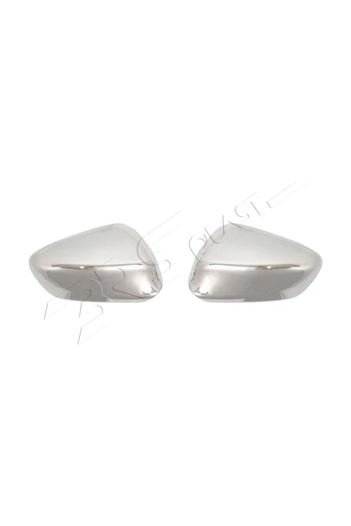 BRSPLAST  Peugeot 301 Uyumlu 2012-2018 Krom Ayna Kapağı 2 Parça Paslanmaz Çelik - Resim 3