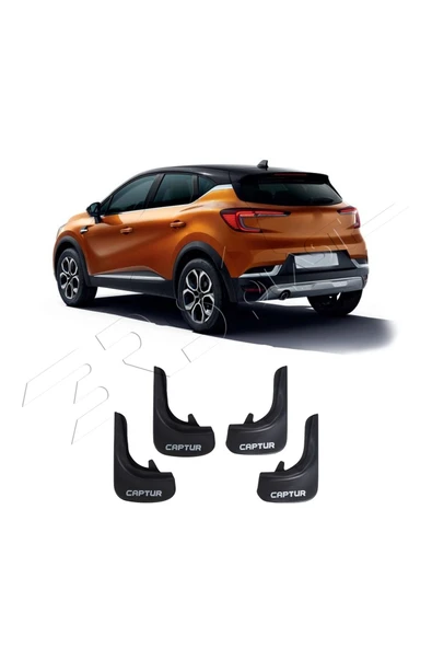 BRSPLAST  Renault Captur Uyumlu Enjeksiyon Model Paçalık 4 Parça - Resim 2