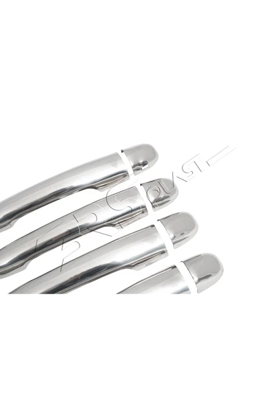 BRSPLAST  Renault Megane 2 Uyumlu 2004-2010 Krom Kapı Kolu 4 Kapı Paslanmaz Çelik - 5