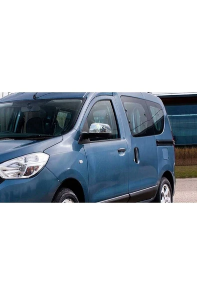 BRSPLAST  Dacia Dokker Uyumlu 2012-2021 Krom Ayna Kapağı 2 Parça Paslanmaz Çelik - Resim 2