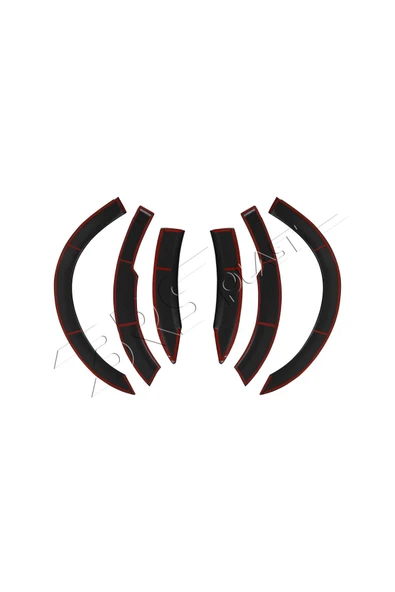 BRSPLAST  Ford Transit Uyumlu 2006-2013 Çamurluk Dodik 6 Parça - Resim 5