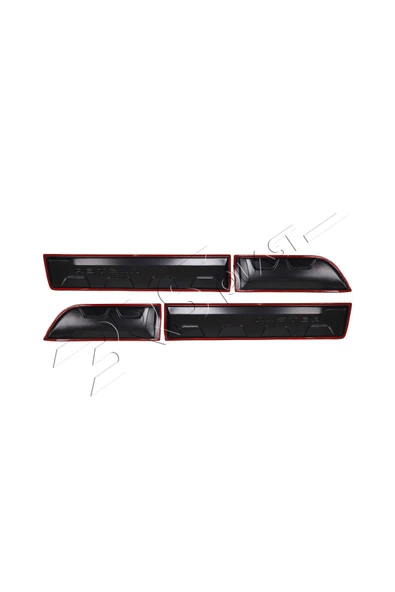 BRSPLAST  Dacia Duster Uyumlu 2018-2024 Üzeri Damalı Kapı Dodik Set 4 Parça - Resim 4