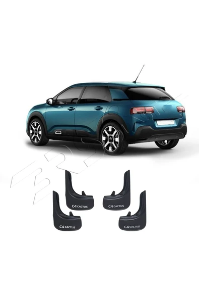 BRSPLAST  Citroen C4 Cactus Uyumlu Enjeksiyon Model Paçalık 4 Parça - Resim 2