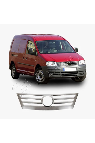 BRSPLAST  Volkswagen Caddy Uyumlu 2003-2010 Krom Ön Panjur Paslanmaz Çelik - Resim 2