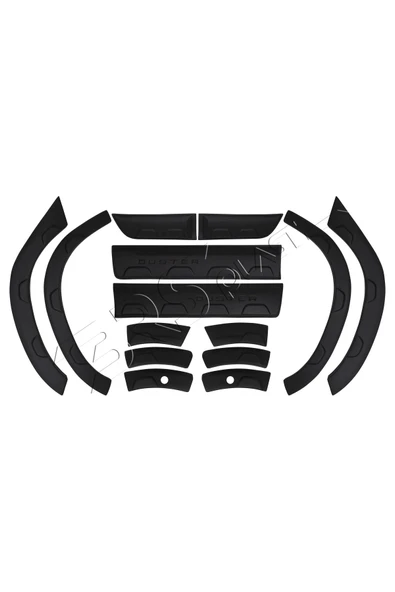BRSPLAST  Dacia Duster Uyumlu 2018-2024 Abs Damalı Dodik Seti 12 2 Parça - Resim 2
