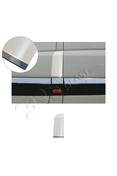 ServetDizaynOto  Mercedes Sprinter W906 Uyumlu 2006-2018 Krom Depo Kapağı Paslanmaz Çelik ürün görseli 1