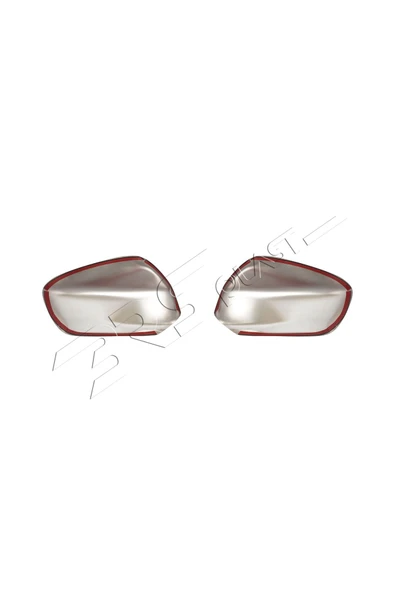 ServetDizaynOto  Citroen C-elysee Uyumlu 2012 Ve Üzeri Ayna Kapağı 2 Parça Paslanmaz Çelik - Resim 5