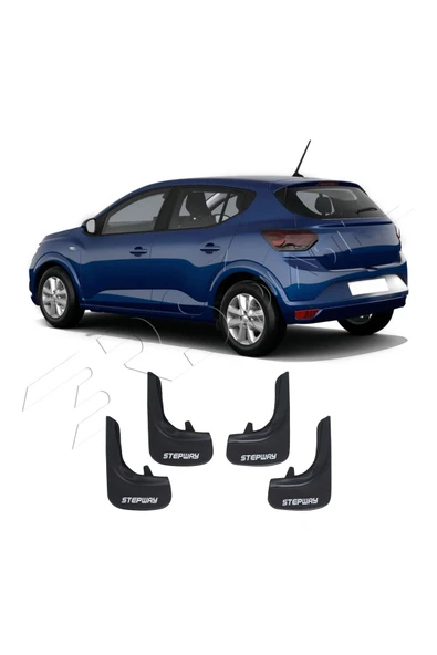 BRSPLAST  Dacia Stepway Uyumlu Enjeksiyon Model Paçalık 4 Parça - Resim 2